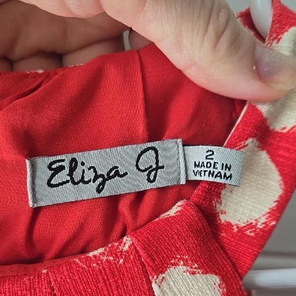 Eliza J Missy Halter Top Polka Dot Dress - Picture 6 of 7